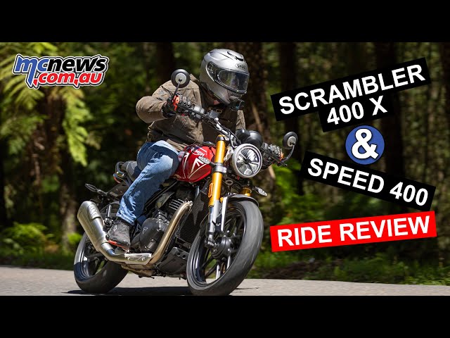 2024 Triumph Scrambler 400 X & Speed 400 Review