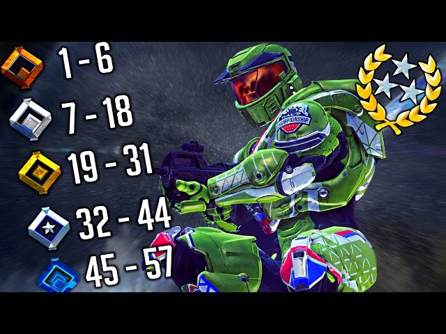 The Classic 1 - 50 Ranking System In Halo 5