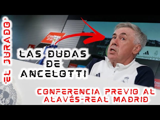 🚨¡#ELJURADO DE CONFERENCIA!🚨 Evaluamos qué dijo ANCELOTTI previo al #ALAVÉS - #REALMADRID ⚽