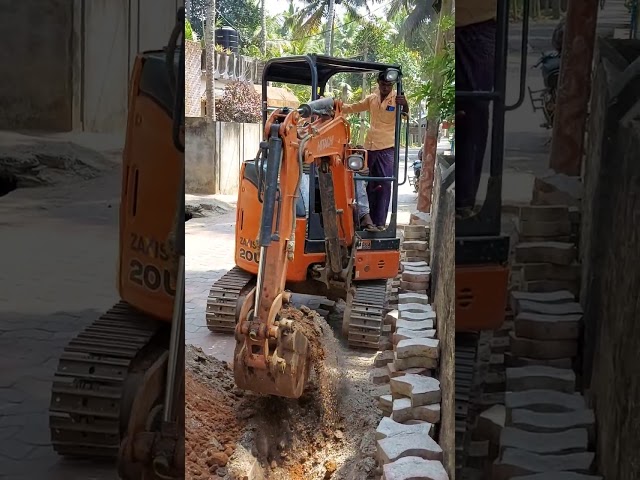 Mini #excavator Risky Area Work
