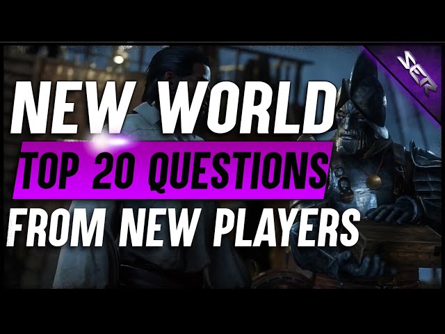 Top 20 Frequently Asked New Player Questions In ❓NEW WORLD MMO (2020 Preview Event, Beginners Guide)