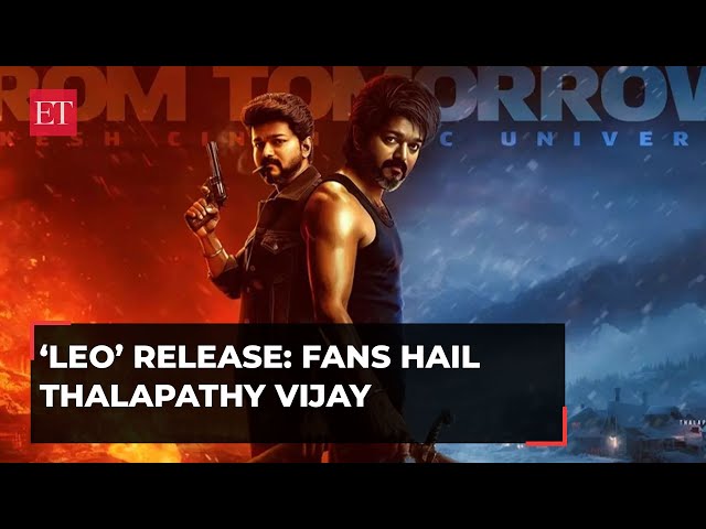 Leo movie release: Electric atmosphere across Tamil Nadu theatres for Actor Vijay’s film