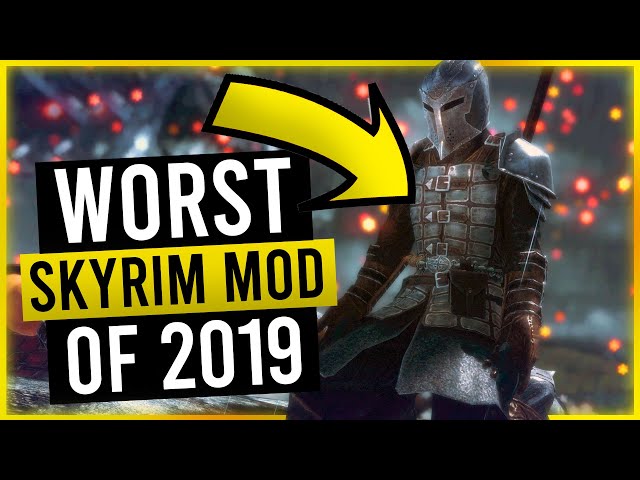 I found the WORST Skyrim Mod of 2019 to play at Christmas!