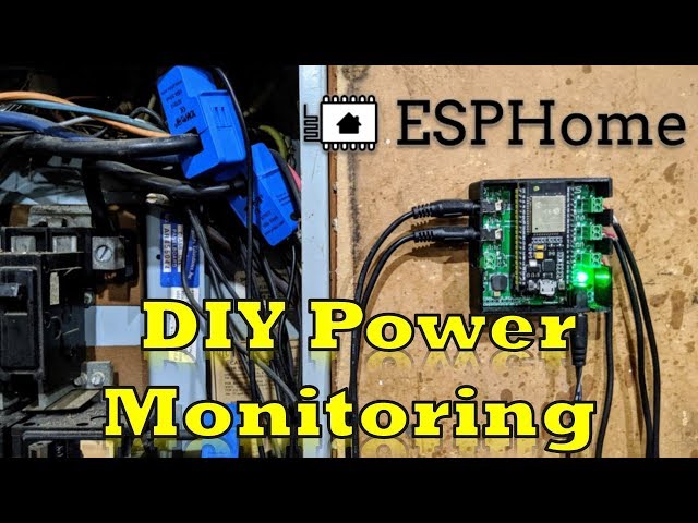 DIY Whole Home Power Monitoring with ESPHome & Home Assistant