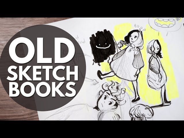 Old Sketchbook Tour // Two Unfinished Sketchbooks