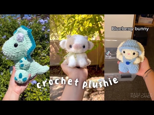 crochet a plushie with me / tiktok compilation🧶