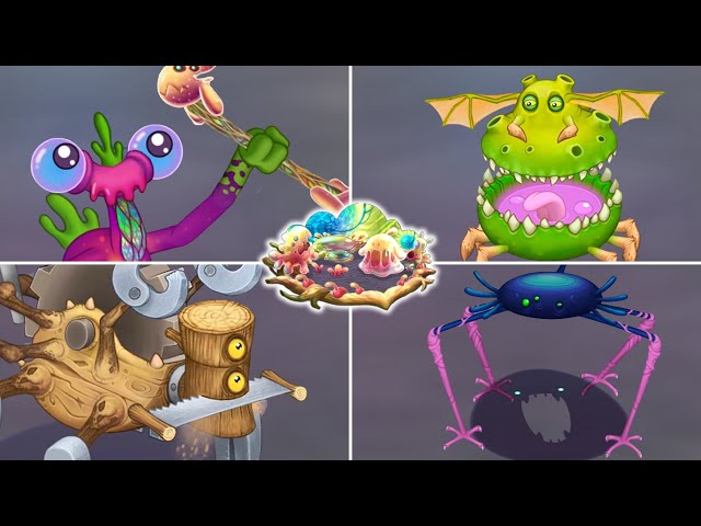 Ethereal Workshop - All Monsters Sounds & Animations | My Singing Monsters