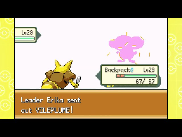 vs Leader Erika - Pokémon Recharged Yellow