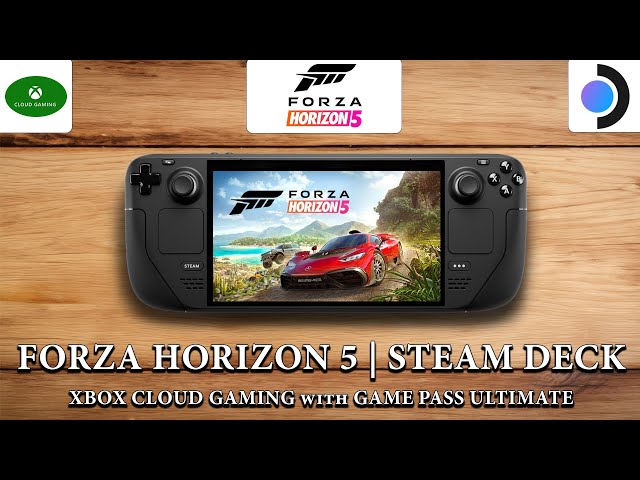 Forza Horizon 5 | Steam Deck Gameplay | Xbox Cloud Gaming (via Moonlight Game Streaming)