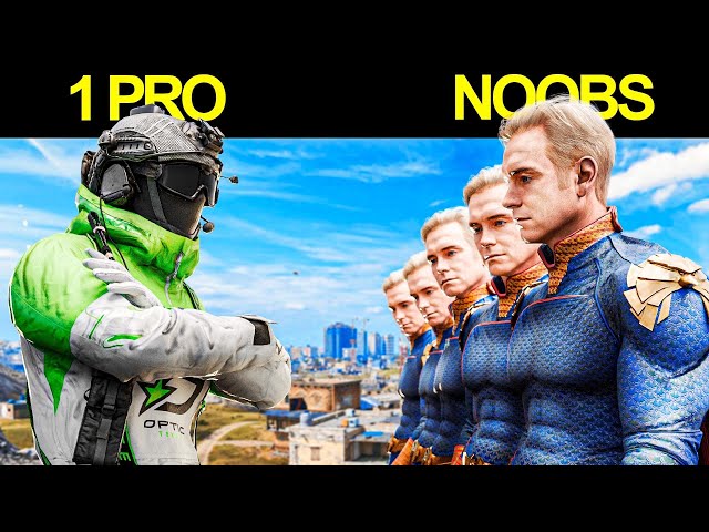 CAN 5 NOOBS BEAT 1 COD PRO
