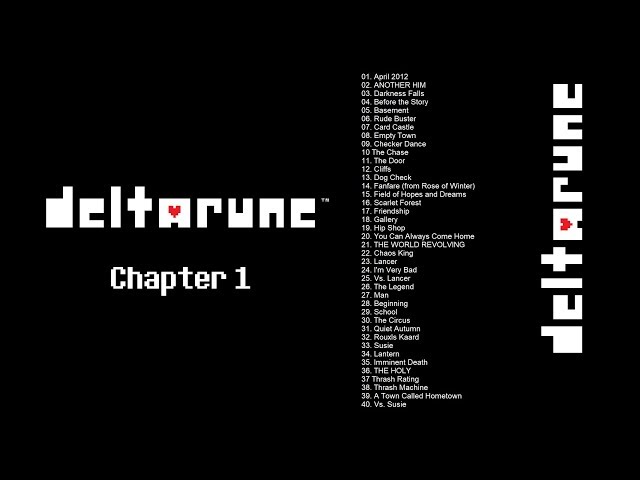 DELTARUNE Chapter 1 (Soundtrack) | Full Album