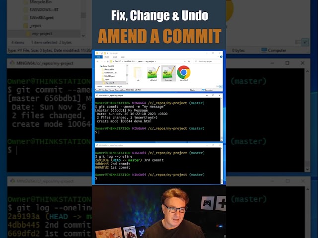 How to amend a Git commit
