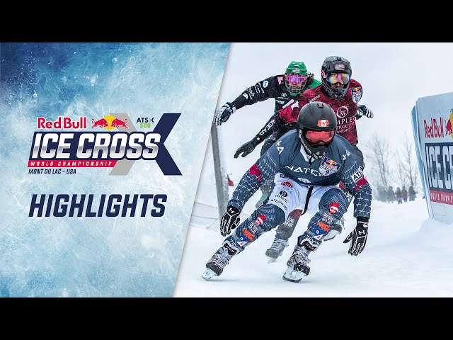 ATSX 500 Mont Du Lac, USA Highlights | 2019/20 Red Bull Ice Cross World Championship