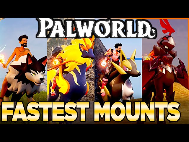 The Fastest Ground Mount Pals in Palworld (66 Ranked For Early, Mid, and Post Game)