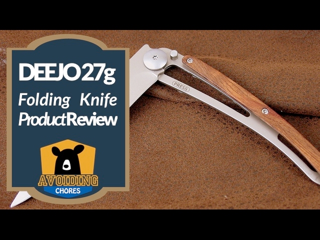 Customizable Gentlemen's Knife - The Deejo Minimalist Knife 27g