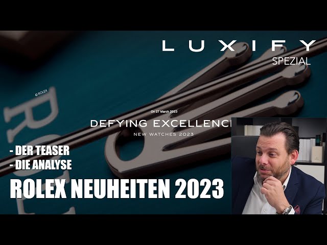 Rolex Neuheiten 2023 – der Teaser – die Analyse. Submariner, GMT-Master, Daytona und mehr. Luxify.