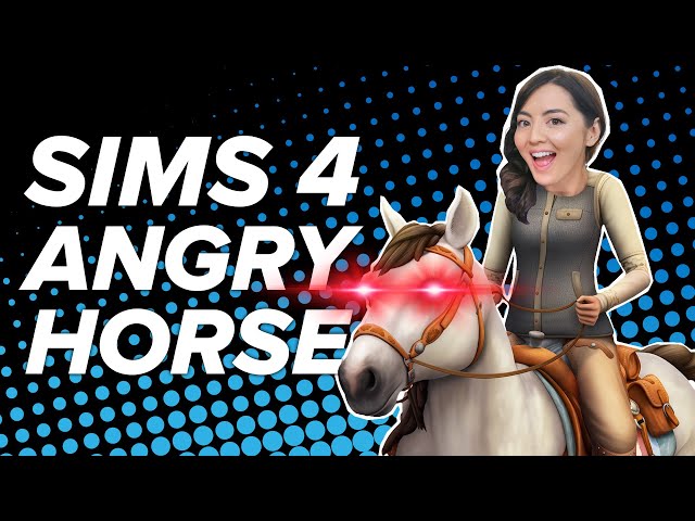 Sims 4 HORSE ADVENTURE 🐴  Angry Horses vs Outside Xbox Sims in The Sims 4: Horse Ranch