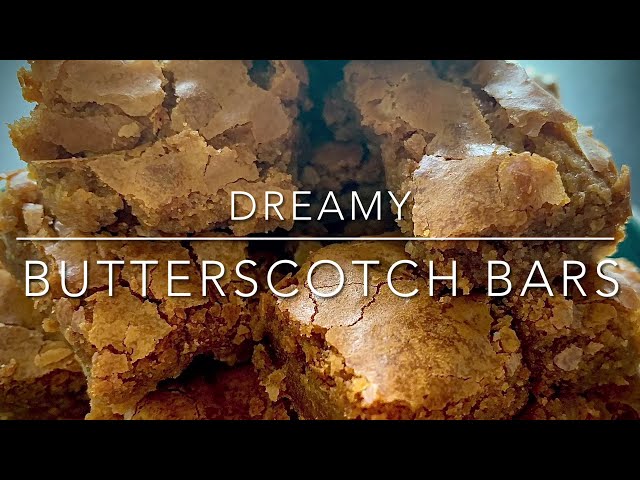 Butterscotch Lovers! Here’s a Dreamy Butterscotch Bars recipe just for you! 😀 ASMR Cooking