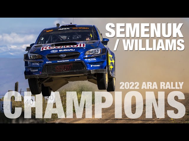 2022 ARA Rally Champions: Brandon Semenuk & Keaton Williams