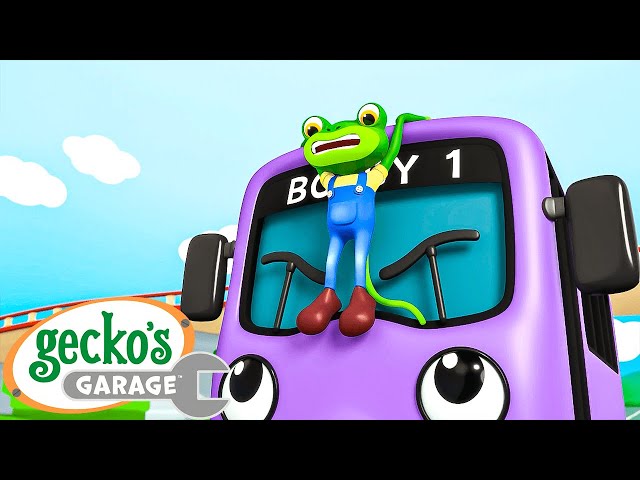 Gecko on the Bus | Gecko's Garage | Cartoons For Kids | Toddler Fun Learning