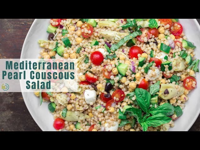 Best Mediterranean Pearl Couscous Salad | The Mediterranean Dish