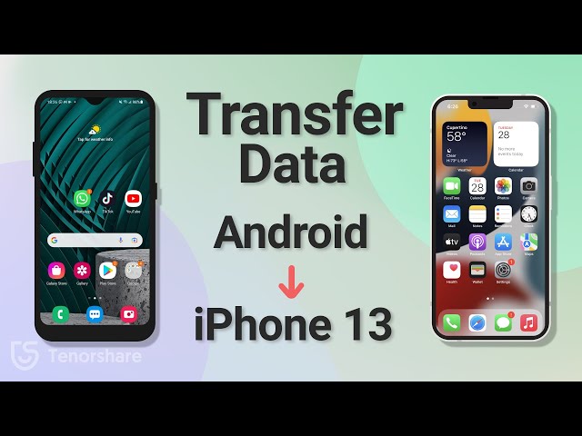 How to Transfer Data from Android to iPhone 13
