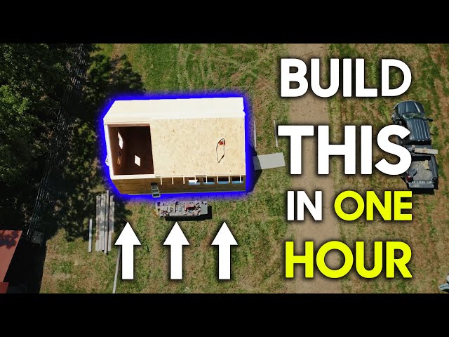 1 Hour ADU House Build!