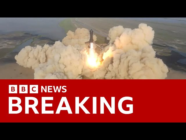 Elon Musk’s SpaceX Starship rocket explodes after launch  – BBC News