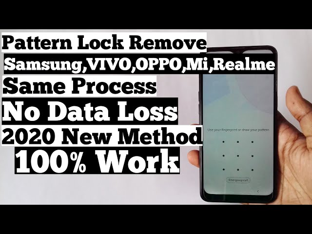 New Method* SAMSUNG,ViVo,OPPO,MI,REALME All Kinds Of Android Phone Pattern Lock Remove