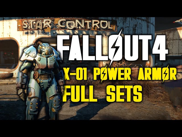 Fallout 4 - 4 X-01 Power Armor Locations (Full X-01 Power Armor Sets)