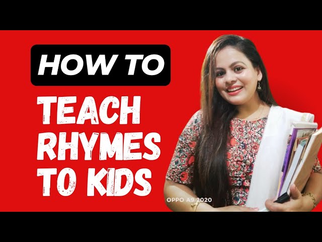 Rhyme Time - How to teach rhymes to nursery/Lkg/Ukg kids | How to take rhymes class