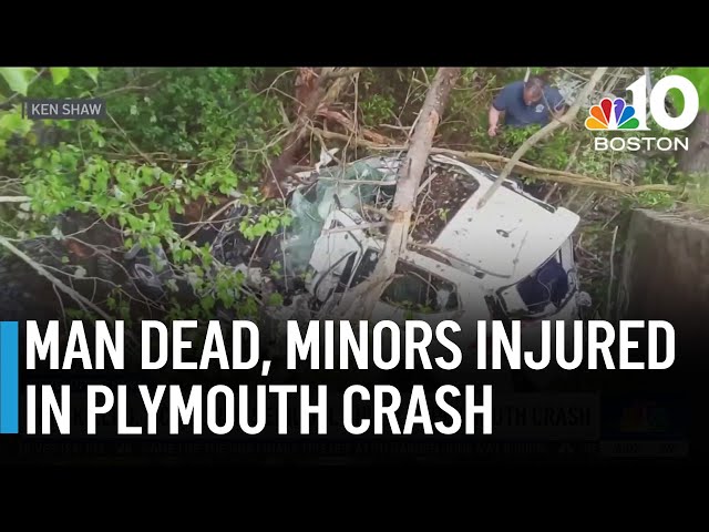 Man dead, 2 children seriously injured in Plymouth crash