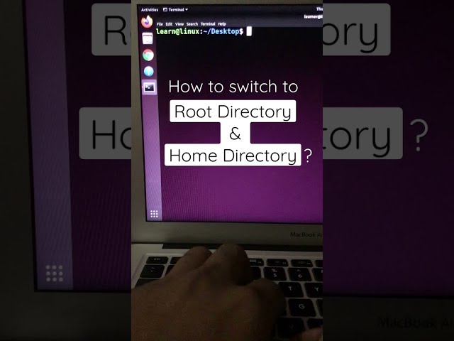 How to switch to root directory and home directory