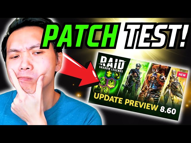 TESTING PATCH 8.60 FEATURES! KNOW WHAT TO EXPECT! #TESTSERVER | RAID: SHADOW LEGENDS