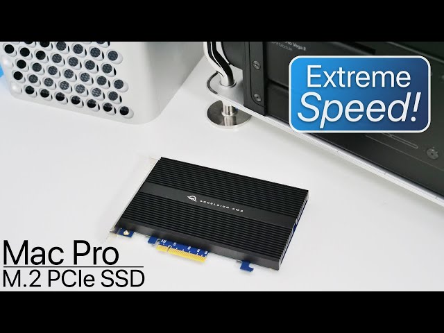 OWC Accelsior 4M2 m.2 PCIe SSD Review - Super Fast Storage for the 2019 Mac Pro