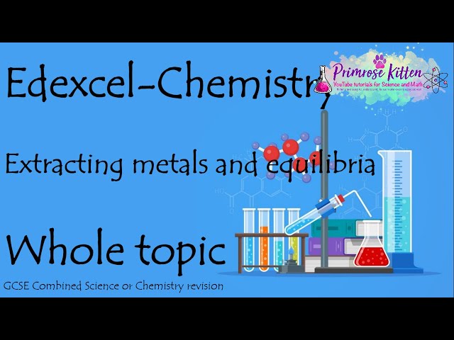 The whole of Edexcel -Extracting Metals and Equilibria. GCSE Chemistry or combined science revision