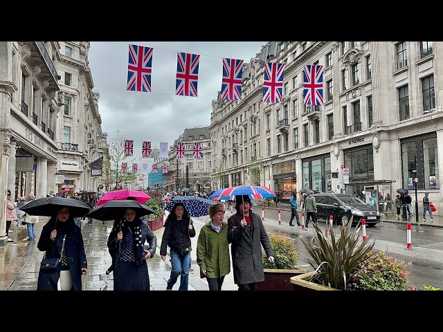 London City Street Walk | 4K HDR Virtual Walking Tour around the City | London Most Famous Street