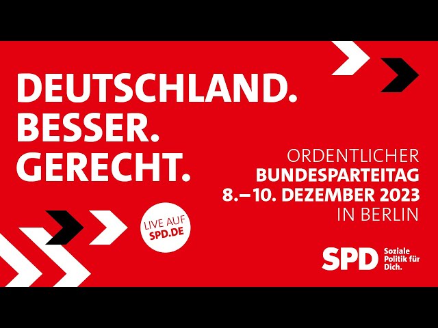 Live-Untertitel | Ordentlicher SPD-Bundesparteitag 2023
