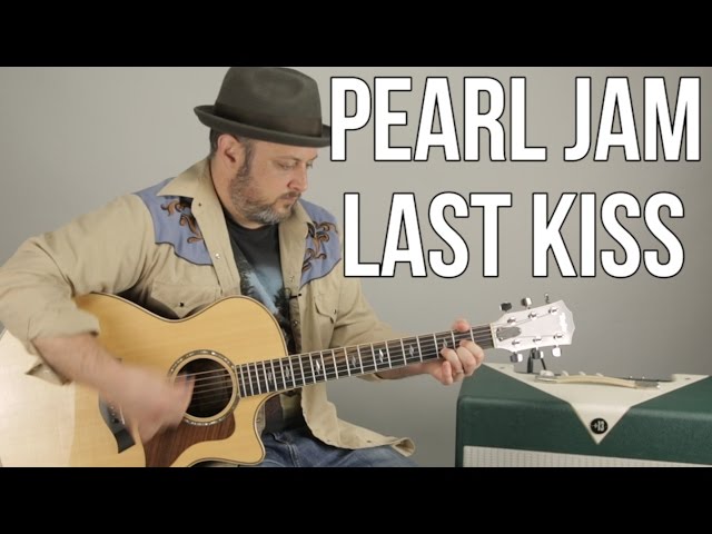 Pearl Jam "Last Kiss" Beginner Acoustic Guitar Lesson - How to Play Guitar