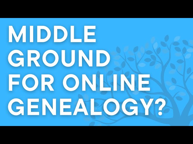 Genealogy security vs. genealogy sharing: Is there a middle ground?