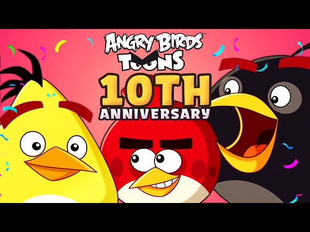 Angry Birds | Top 10 Toons for 10th Anniversary! 🎉🥳