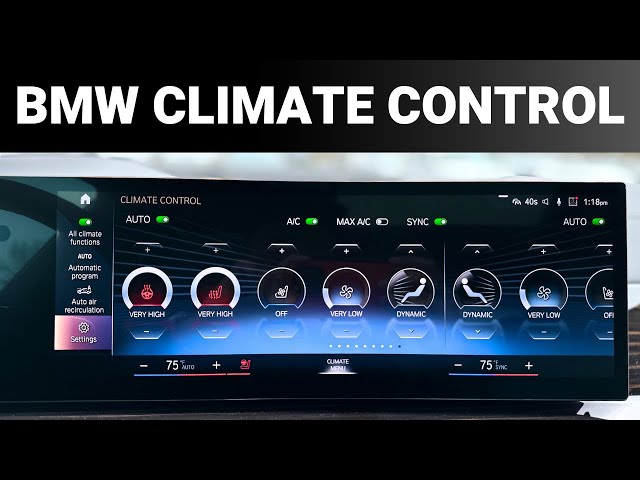 BMW Climate Control 101 - Everything YOU NEED TO KNOW! (iDrive 8 - 2023)