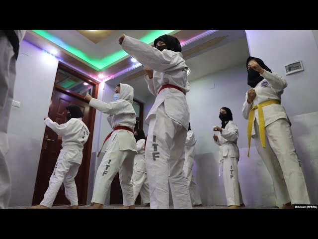 In Kabul, Women Practice Taekwondo In Secret