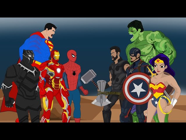 30 Minutes Funny Cartoon Of SUPER HEROES MOVIE ANIMATION