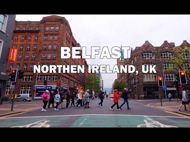 Belfast, Northern Ireland, UK - Driving Tour 4K