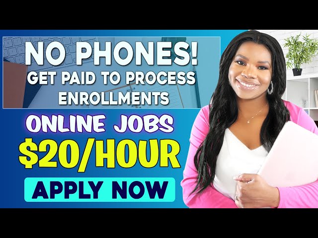 📵 GET PAID TO TYPE: $20 Per Hour | Non-Voice Data Entry Job | Work From Home Jobs 2023