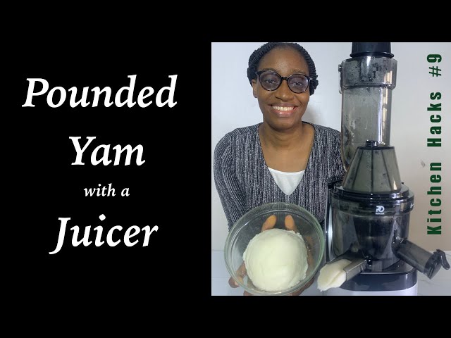 Pounded Yam with a Juicer | Kitchen Improvisation | Kitchen Hacks #9 | Oluwatunseyi