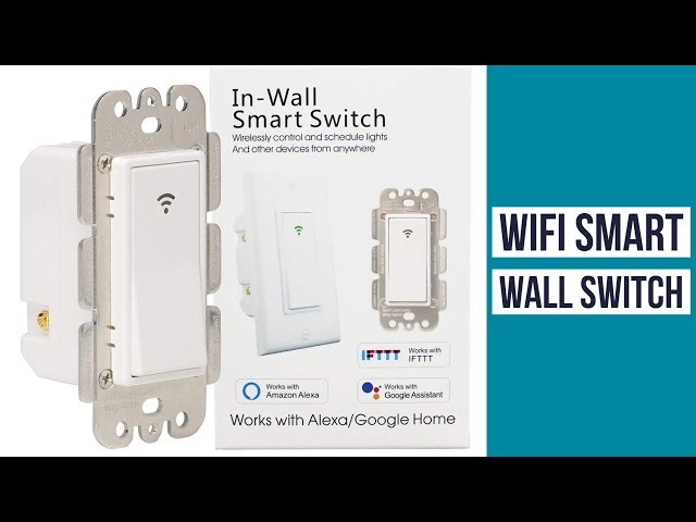 Moes WiFi Smart Wall Light Switch | SMART LIGHT SWITCH | Amazon Alexa Google Assistant