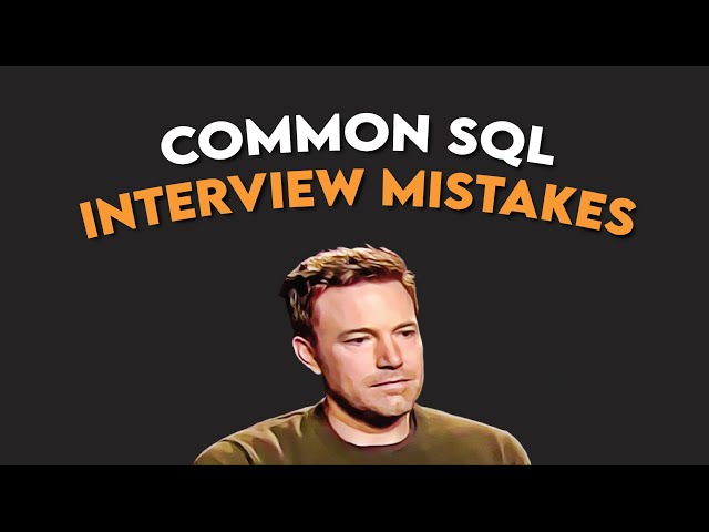 Most Common Coding Mistakes on Data Science Interviews