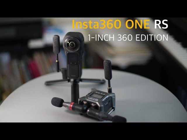 Zoom F3 / Insta360 Insta360 ONE RS 1-INCH 360 EDITION Audio synchronization via Bluetooth connection